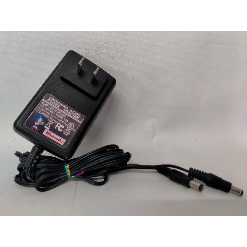 หม้อแปลงไฟไทย แบบ 2 หัว หรือ adaptor 2 หัว  สำหรับ SFC+หัวโปร หรือ Famicom+FDS(ดิสแดง)  และใช้ได้กับ