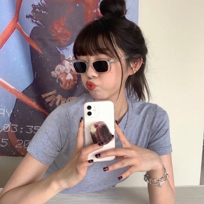 [ส่งจากกทม] My Girl แฟชั่นเกาหลี แว่นตากันแดด hip-hop เรโทร เครื่องประดับแฟชั่น เรียบง่าย Unisex สไตล์คลาสสิก