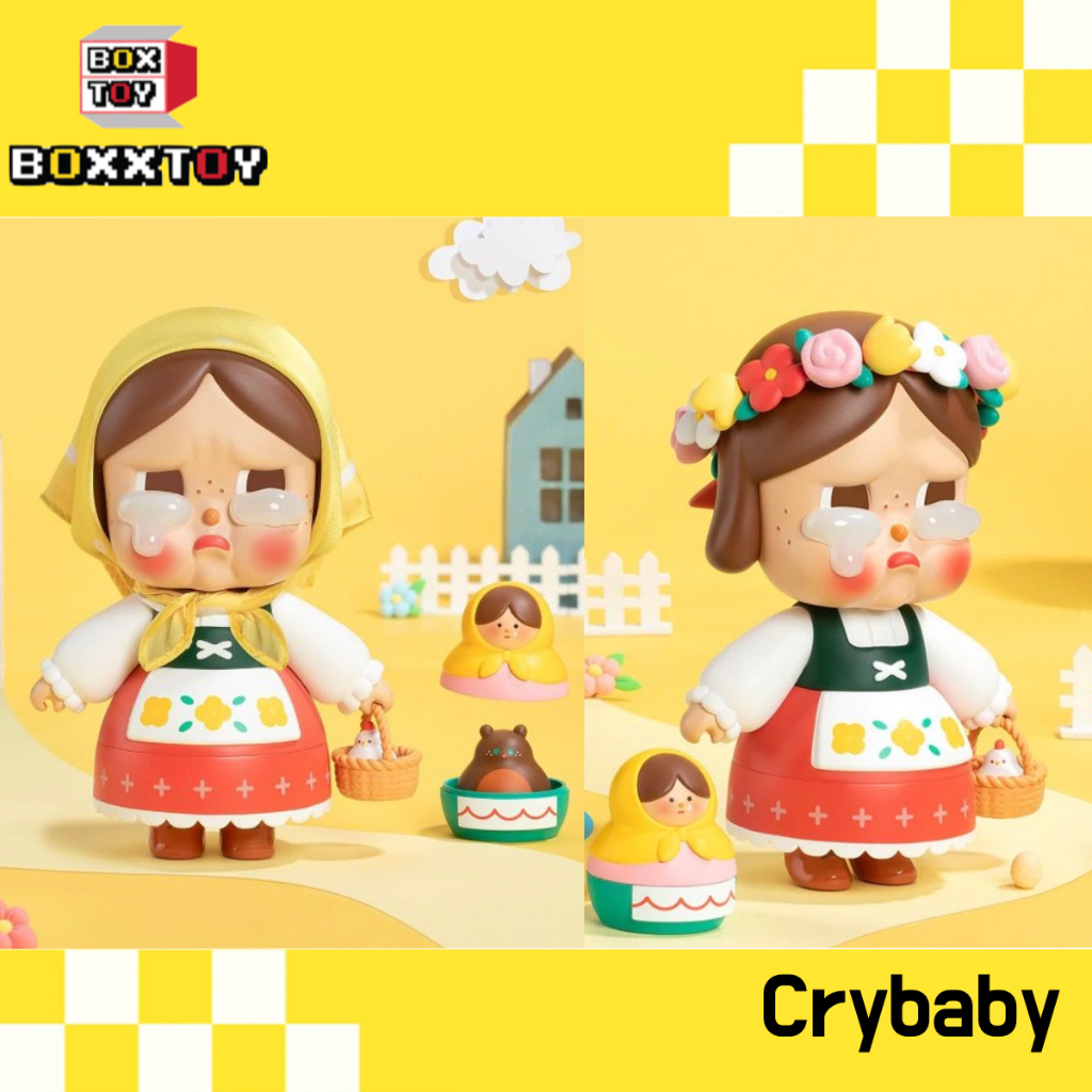🌈 Crybaby The Hidden Friend 🌈 Crybaby The Hidden Friend ตัวใหญ่  ค่าย popmart blind boxs กล่องสุ่ม art toys