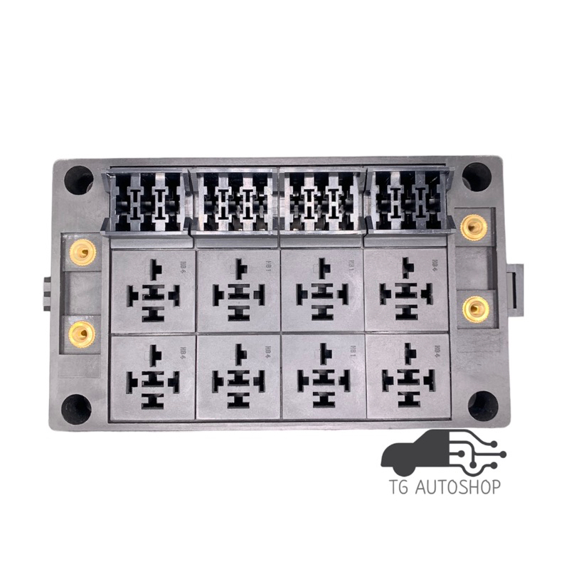 กล่องฟิวส์รถยนต์ Socket Relay 5 ขาใหญ่ 8 ช่อง พร้อมช่องเสียบฟิวส์ใหญ่ ATO 12 ช่อง พร้อมพิน [TF0012-11]