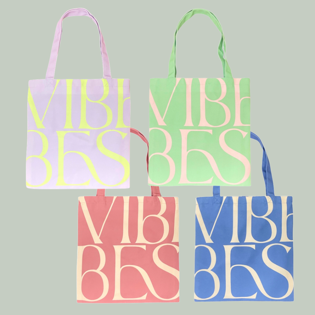 ✨BESTSELLER✨ vibes.brandd〰️☁️ Margot Collection tote bag ☁️〰️กระเป๋าผ้า มี 13 สี