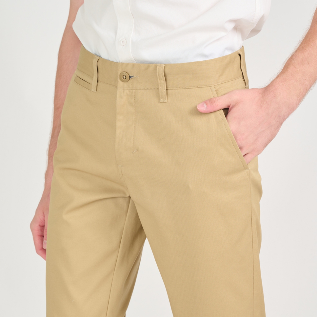 Khaki Bros – Chino Slim Fit – กางเกงชิโน่ขายาว ทรง Slim Fit – KM23B006 ราคา ถูกที่สุด ดีลบีเคเค แกลเลอรีภาพที่ 7
