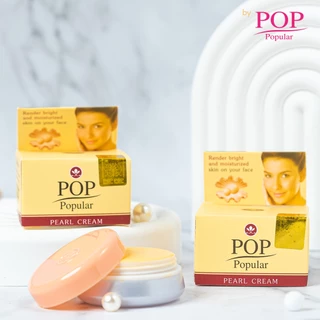 ครีมไข่มุก ขนาด 4 กรัม x12 ชิ้น (แพ็ค 1 โหล) ของแท้ Popular Pearl Cream