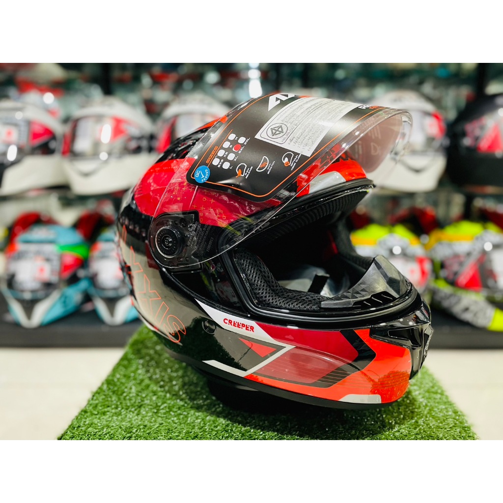 AXXIS HELMETS DRAKEN S - CREEPER B5 GLOSS RED