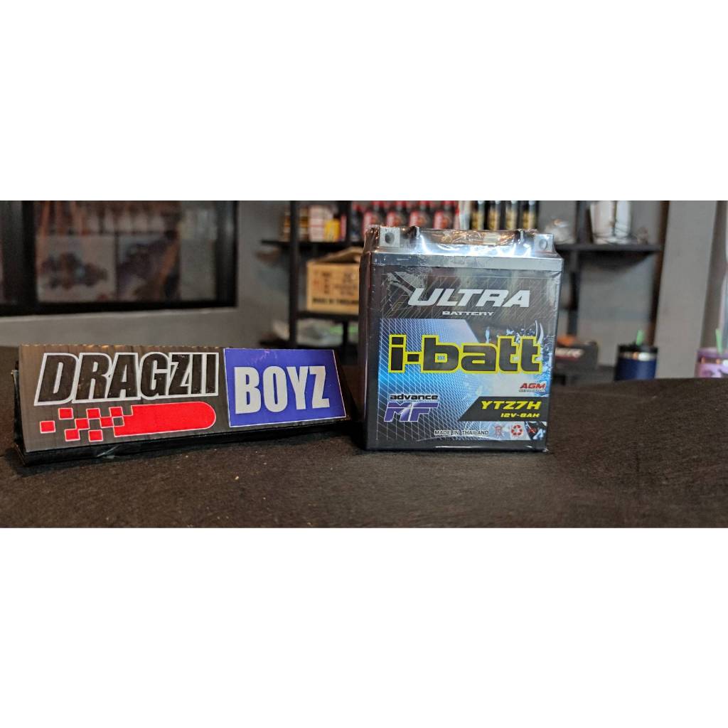 แบตเตอร์รี่12v8ah XMAX ,CBR 250/300/500,  VESPA i-batt รุ่น YTZ7 YTZ8V ไฟแรง ของแท้