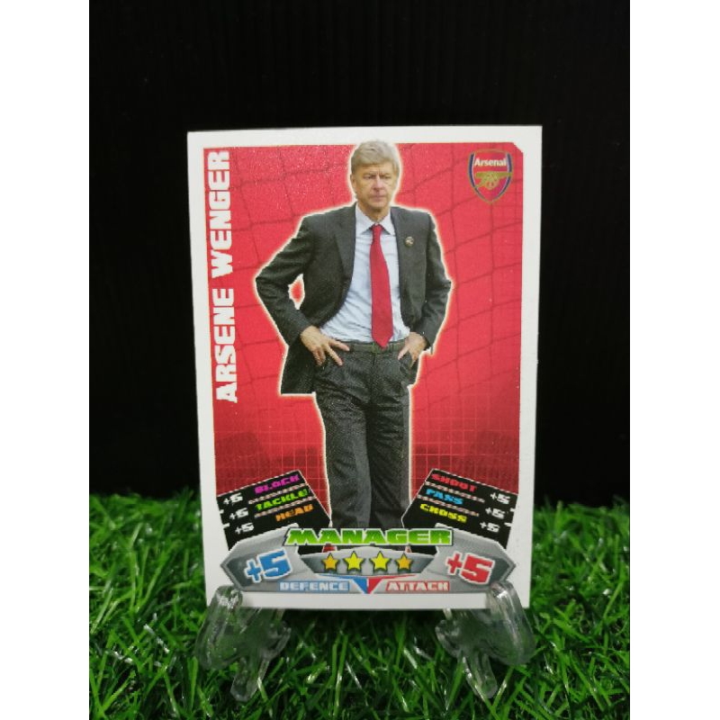 Arsene Wenger Arsenal Manager Match Attax 2011/12 Football Card Arsenal