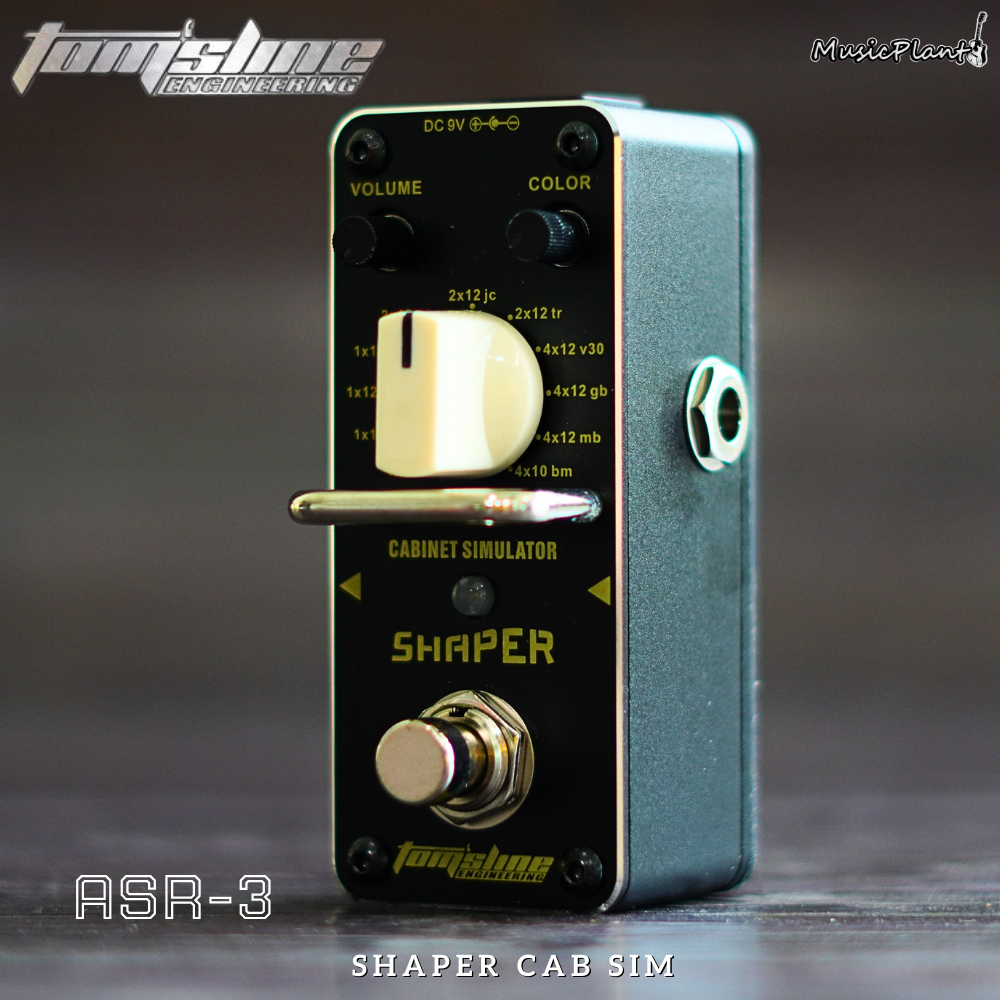 Tom's Line Engineering เอฟเฟคกีตาร์ จำลองเสียงตู้แอมป์ รุ่น ASR-3 Shaper Cab Sim