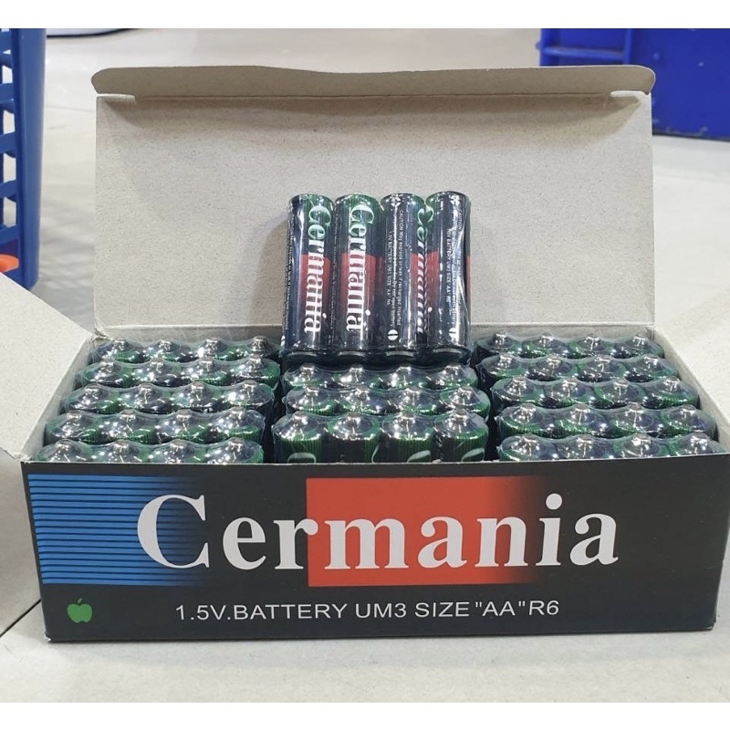 ซื้อ ถ่านยกกล่อง ขนาด AA หรือ AAA (60ก้อน) ของใหม่ Cermania