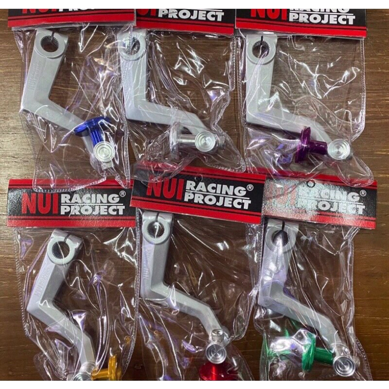 NUI มือลิงสายฟ้า CNC หนุ่ยเรสซิ่งแท้ มือลิงแต่ง งานอลูมิเนียมเกรดพิเศษ มี6สีให้เลือกสรร เวฟ ดรีม อะไหล่แต่ง