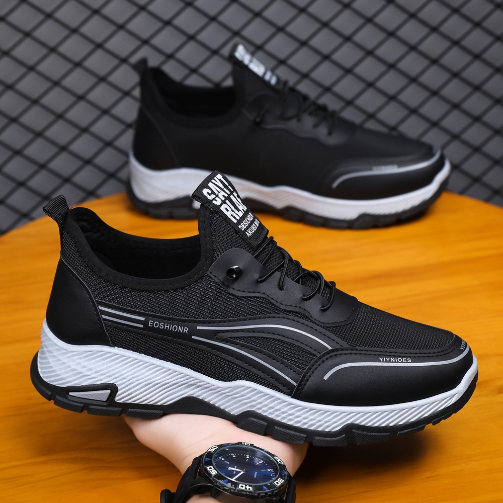 Casual Shoes รองเท้าผ้าใบผู้ชาย รองเท้าแฟชั่น ระบายอากาศได้ดี กันลื่น W95
