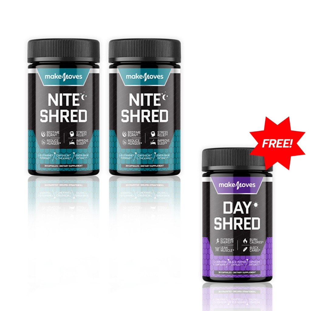 DAY & NITE SHRED MakeMoves ไนท์ 2 แถม เดย์ 1 กระปุก