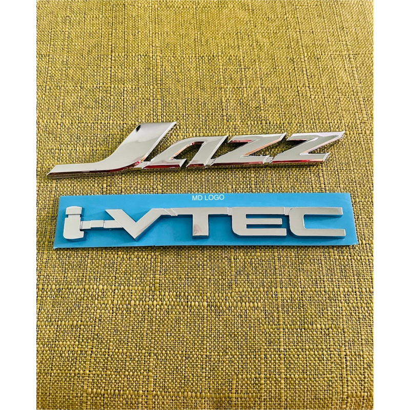 โลโก้ JAZZ i-VTEC ติดท้ายHonda ราคาต่อชิ้น สีเงิน