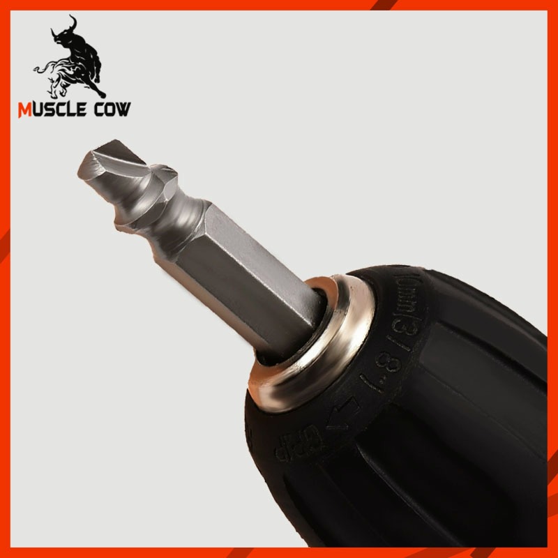Muscle Cow ชุดถอนสกรูเกลียวซ้าย 5ตัวชุด ชุดเครื่องมือถอนหัวน็อต /สกรู/ตะปู ชำรุดฝังแน่นให้ถอนออกได้อย่างง่ายดายใน10 วินา ราคา ถูกที่สุด ดีลบีเคเค แกลเลอรีภาพที่ 5