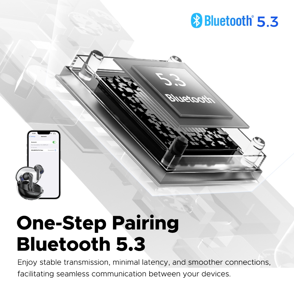 [ รับประกันศูนย์ไทย 1 ปี ] SoundPEATS Clear & Clear Dot หูฟังไร้สายน้องเล็กตัวใหม่ มีเกมโหมด เสียงดี