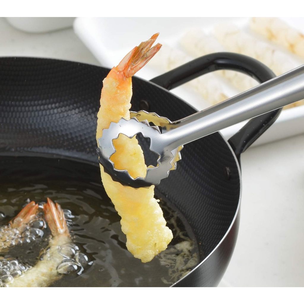 ที่คีบเทมปุระ Yoshikawa Tempura Tongs 23.3cm. -YJ2787 สินค้านำเข้าจากญี่ปุ่น (17/4)