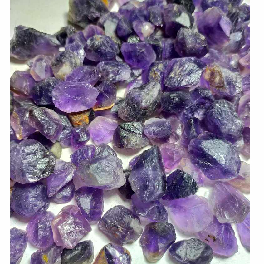 พลอย ก้อน ดิบ อเมทิสต์ ธรรมชาติ แท้ ( Unheated Natural Amethyst ) หนัก 100 กรัม