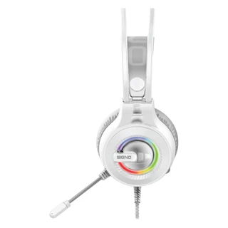 SIGNO HP-833 หูฟังเกมมิ่ง Gaming Headset ระบบเสียง 7.1 Surround ไฟ RGB น้ำหนักเบา สายยาว 2.2 ม. เชื่อมต่อแบบ USB