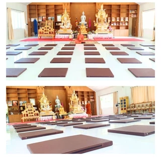 เบาะอาสนะพระสงฆ์ สีพระราชฯ 75 x65 x4 cm