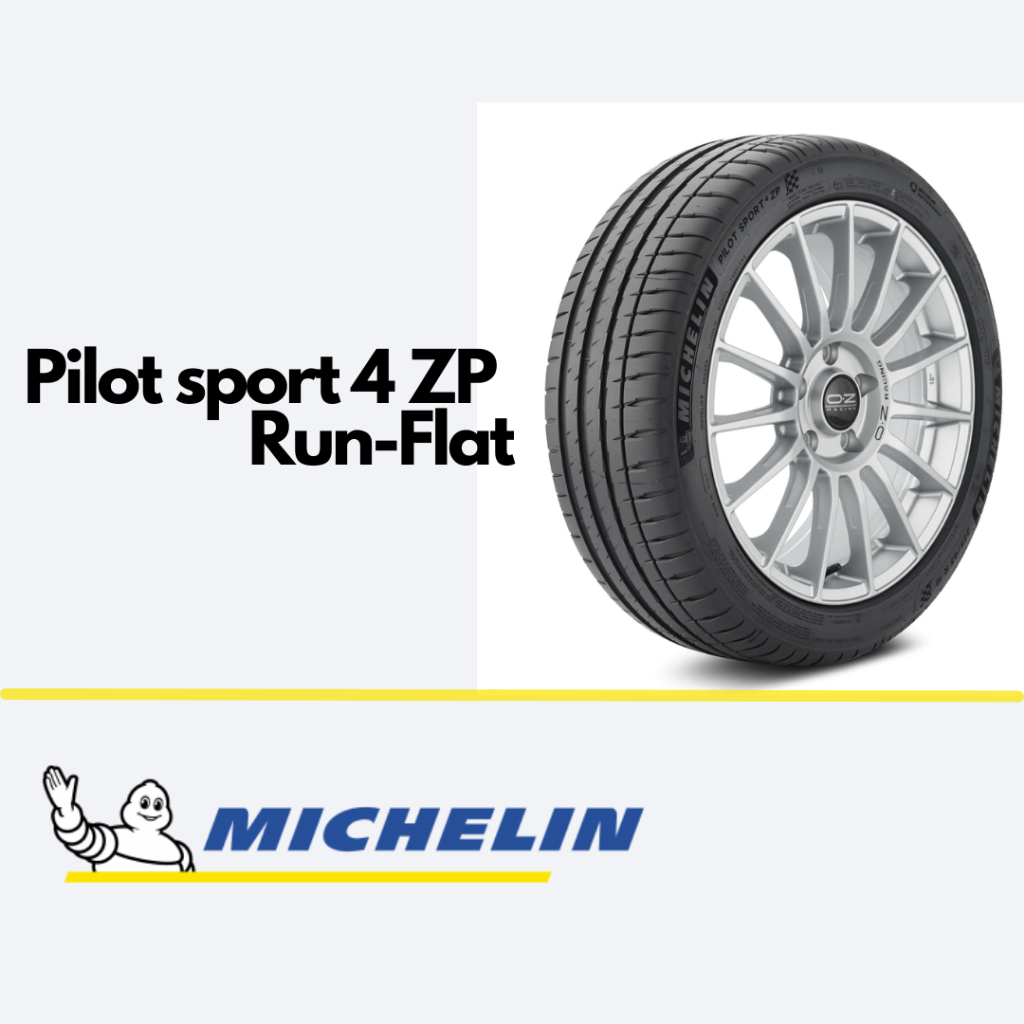 ยางรถยนต์ MICHELIN 225/40 R19 รุ่น PILOT SPORT4 ZP 93Y (PS4) *RUNFLAT ***ยางปี2023 (จัดส่งฟรี!!! ทั่