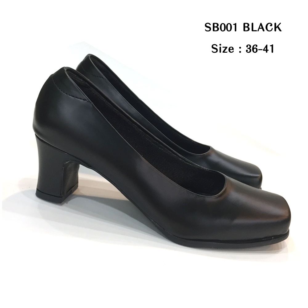 OXXO รองเท้ารับปริญญา นักศึกษา คัทชูนักศึกษา หรือสำหรับราชการ ผู้หญิง หัวตัด ส้น 2 นิ้ว SB001