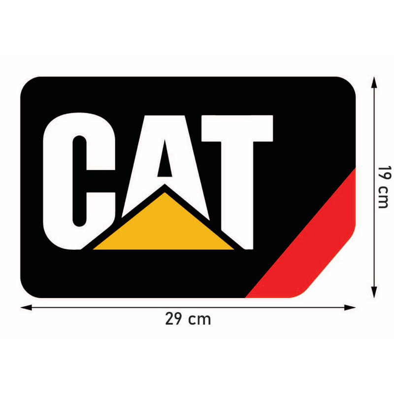 สติ๊กเกอร์ CAT caterpillar ( 1 แผ่น )