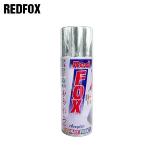 REDFOX สีสเปรย์ โครเมี่ยม Chrome Acrylic Spray Paint 255กรัม