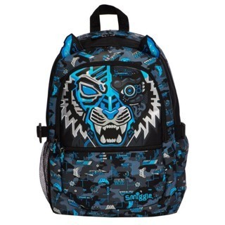 🎒Smiggle Lets Play Junior Character Backpack  🎒สมิกเกอร์  กระเป๋าเป้ ขนาด 16 นิ้ว ลาย หน้ากากเสือ พร้อมส่งในไทย 🛻