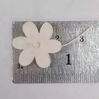 [100 ดอก] ดอกไม้กระดาษ (ตู่ด้าย) ดอกไม้ประดิษฐ์ ไม่มีก้าน ชุดคละสี Artificial Paper Flower 16-20 mm