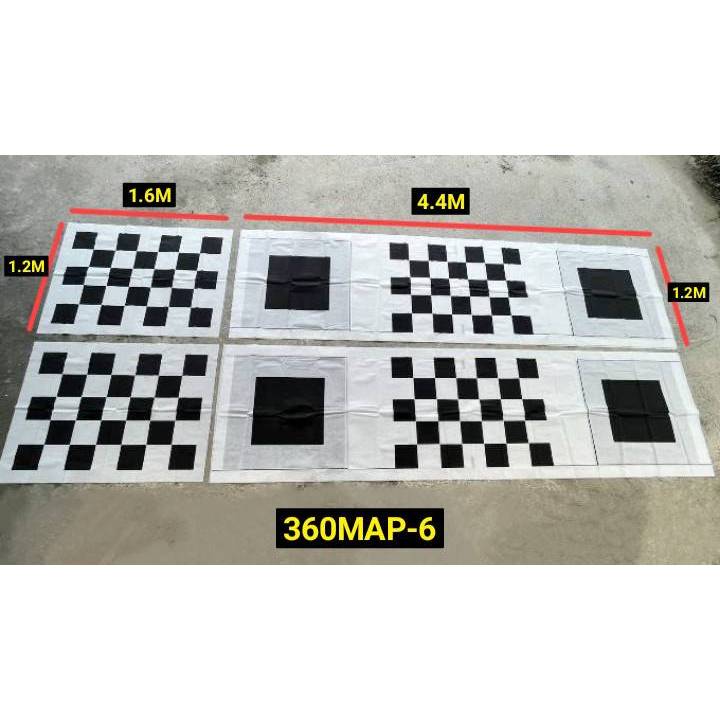 แผ่นผ้าปูสำเร็จ ยี่ห้อ Carwales / NOLOGO สำหรับตั้งค่ากล้องรอบคัน 360 องศา 1 ชุด มี 2 ผืน - รูปที่ 7