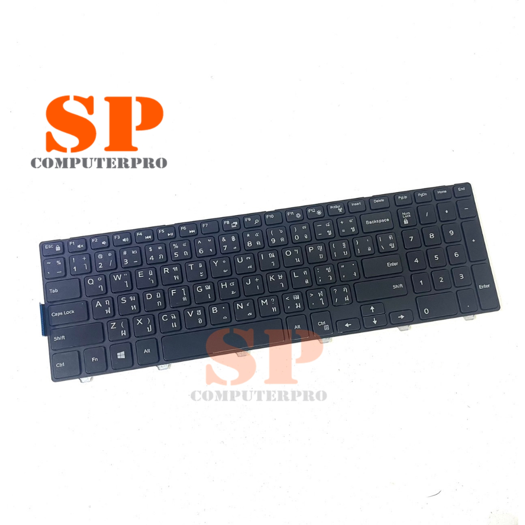 KEYBOARD DELL คีย์บอร์ด DELL INSPIRON 7559 3541 3567 3568 3541 3542 5558 5542 5543 5545 5547 5548  (TH-US)