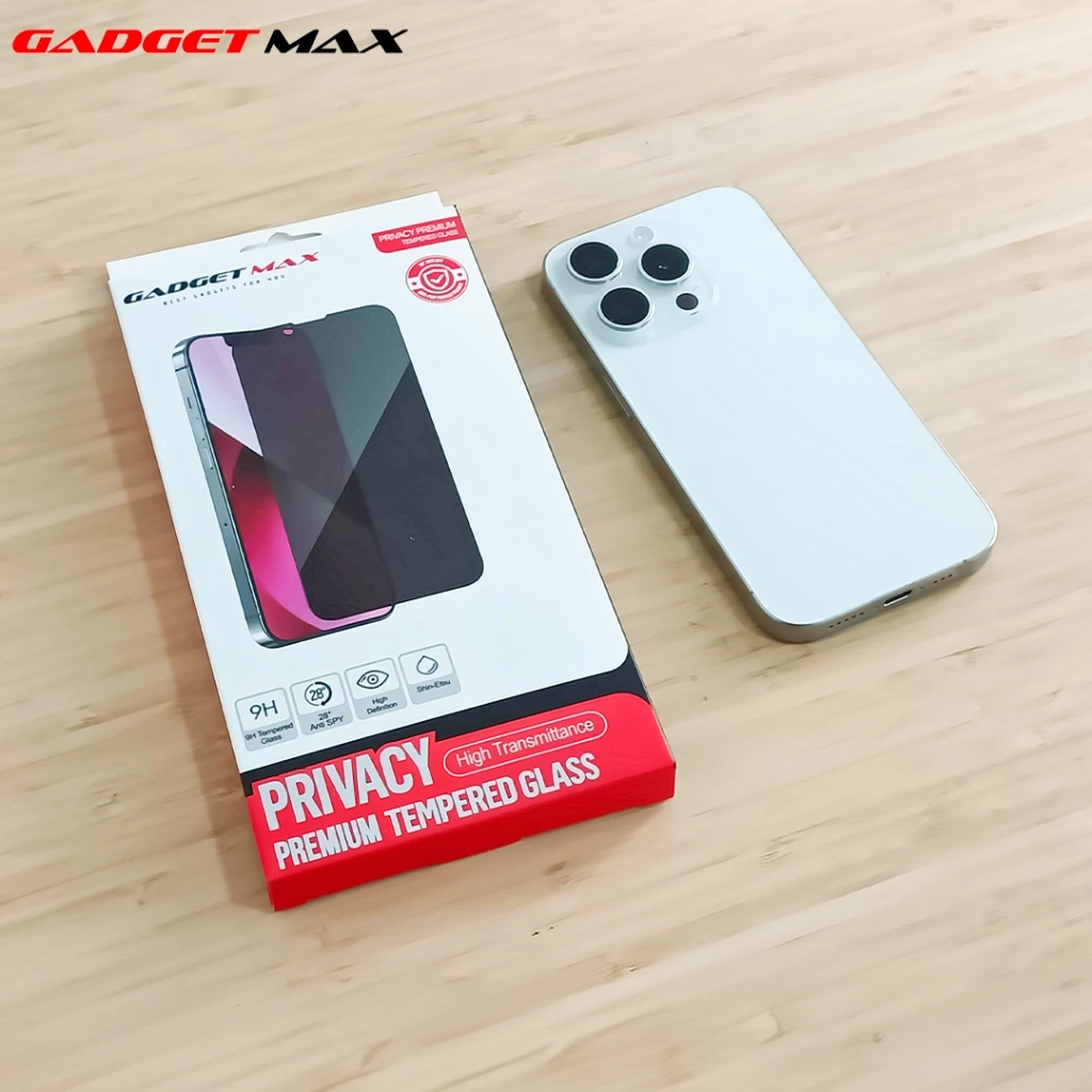 ฟิล์มกระจกกันเสือก GADGET MAX iPhone 15 Pro 6.1 thumbnail 4