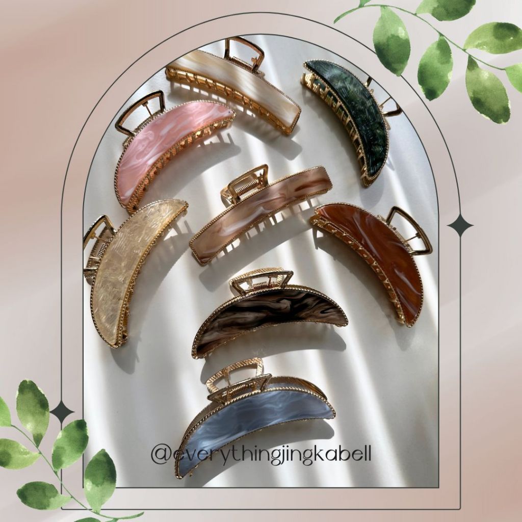 🔥พร้อมส่ง🔥 กิ๊บหนีบผมเหล็กลายเสือ ขนาด 11.5 cm