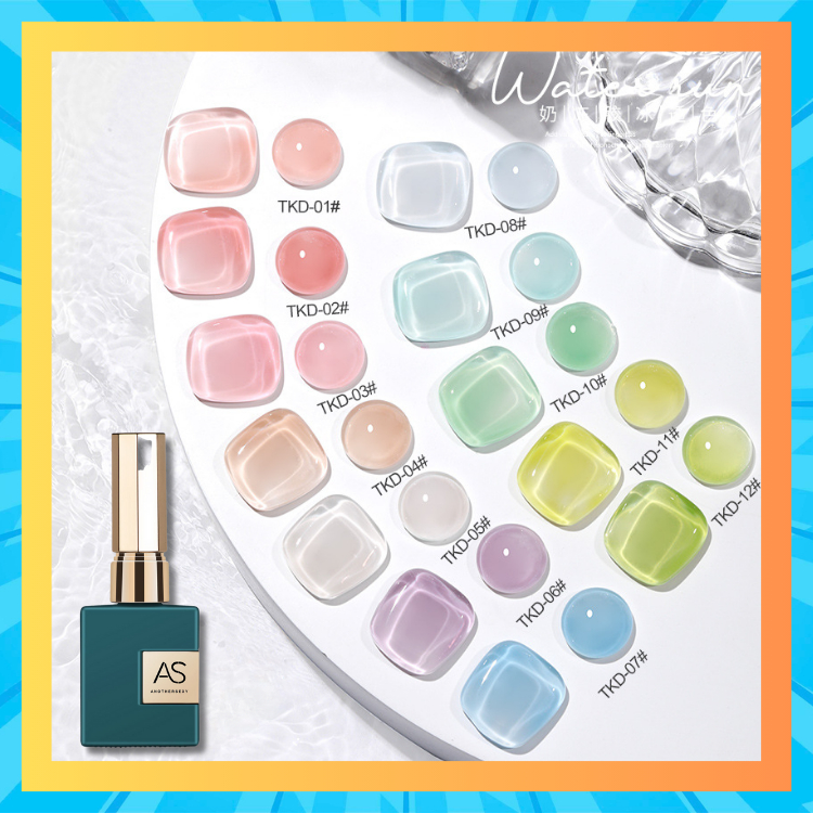 สีทาเล็บ TKD สี โทนพาสเทล ละมุน AS แบรนด์ดัง พร้อมส่งใน 1 วัน