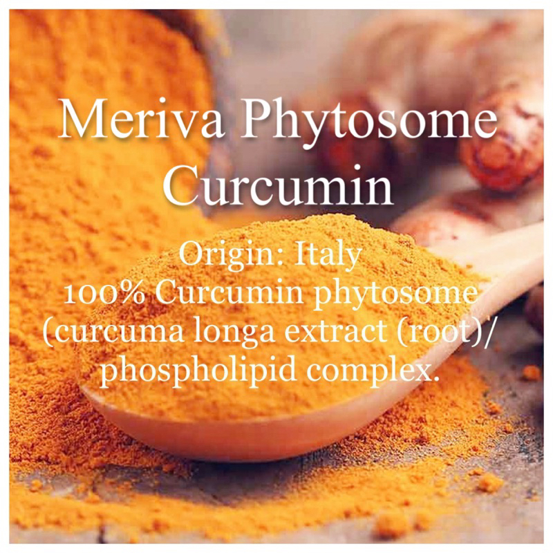 Meriva Phytosome Curcumin: x20 more bioavailable than turmeric