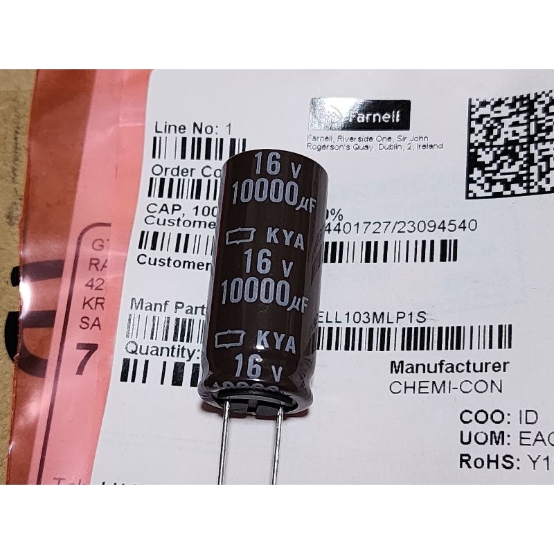 Capacitor Nippon Chemi-con KYA 10000uF