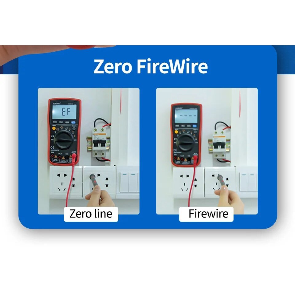 ANeng AN870 Digital Multimeter มัลติมิเตอร์ แบบดิจิทัล มืออาชีพ 19999 เครื่องนับ กระแสไฟ TRMS ราคา ถูกที่สุด ดีลบีเคเค แกลเลอรีภาพที่ 9