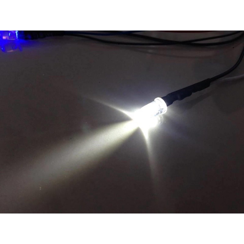 ดวงไฟ LED 5 มิล พร้อมสายไฟดำแดง มีไฟ 12v และ 24v (จำนวน 50 ดวง) - รูปที่ 7