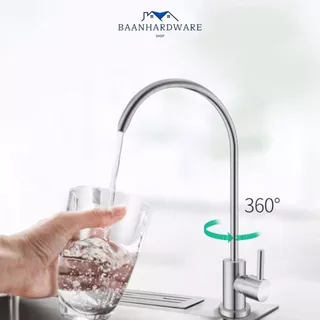 BAANHARDWARE ก๊อกน้ำ เครื่องกรองน้ำ แสตนเลส 304 แท้ MA-B-001S