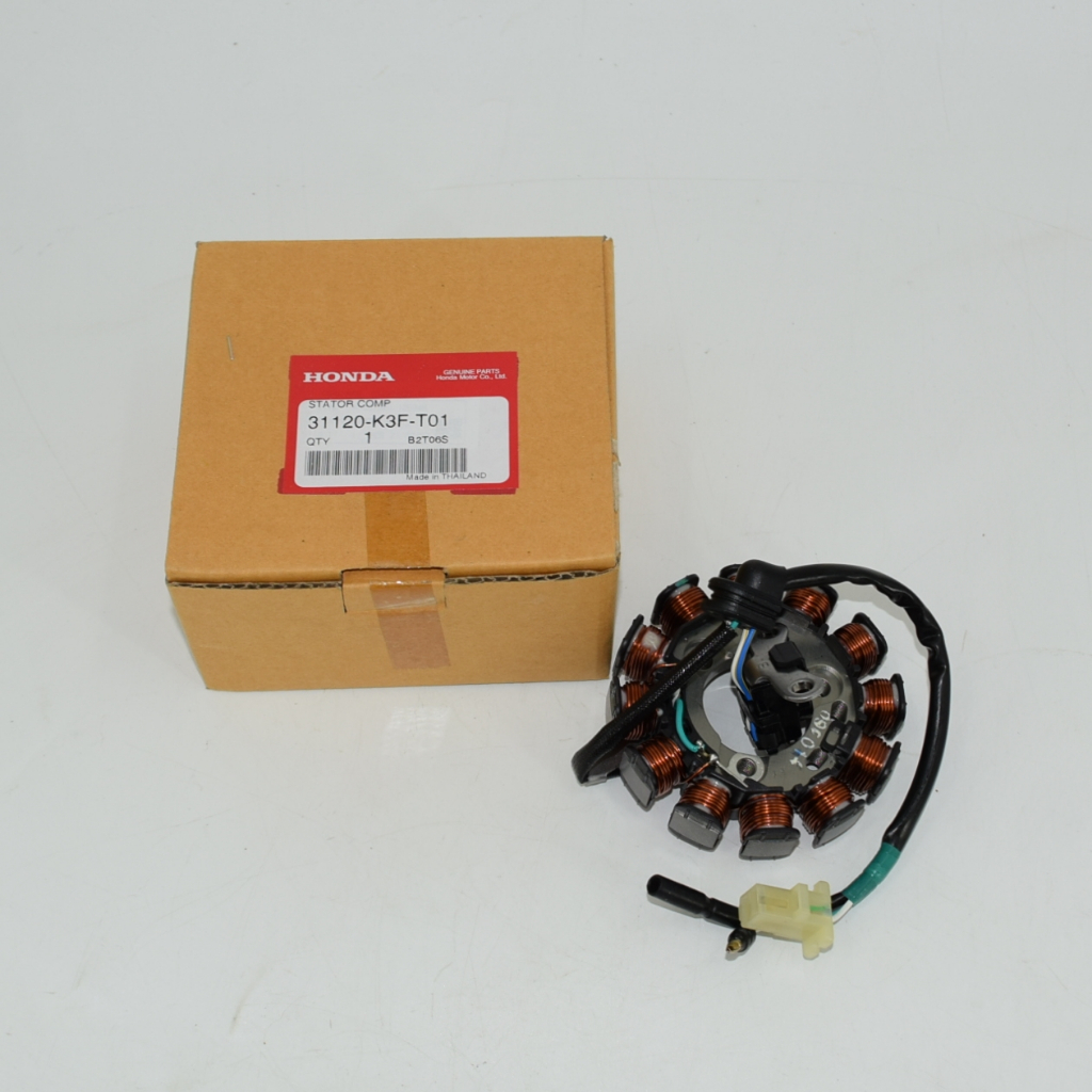 ขดลวดสเตเตอร์ มัดไฟ Allnew w-125i 2023 แท้ศูนย์ฮอนด้า ราคา/1ชิ้น 31120-K3F-T01