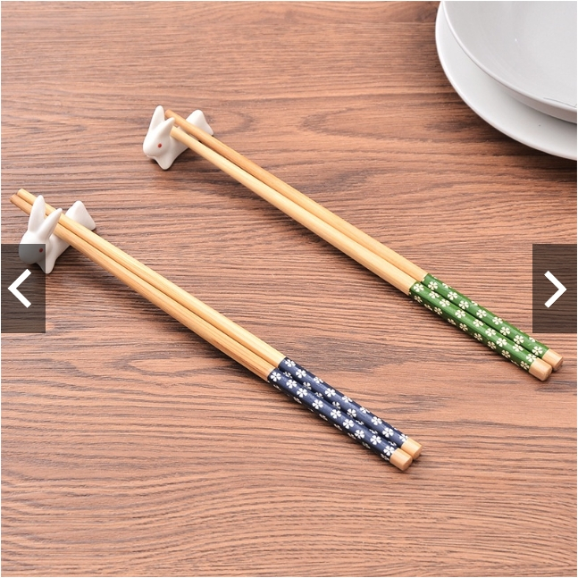 ตะเกียบไม้ธรรมชาติ สไตล์ญี่ปุ่น 24cm🥢