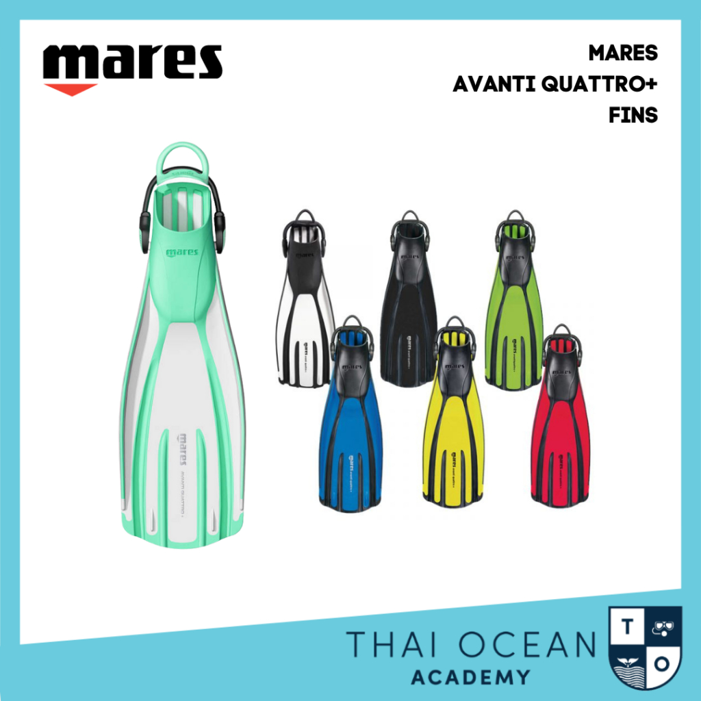 Mares Avanti Quattro+ Fins ฟินดำน้ำลึก