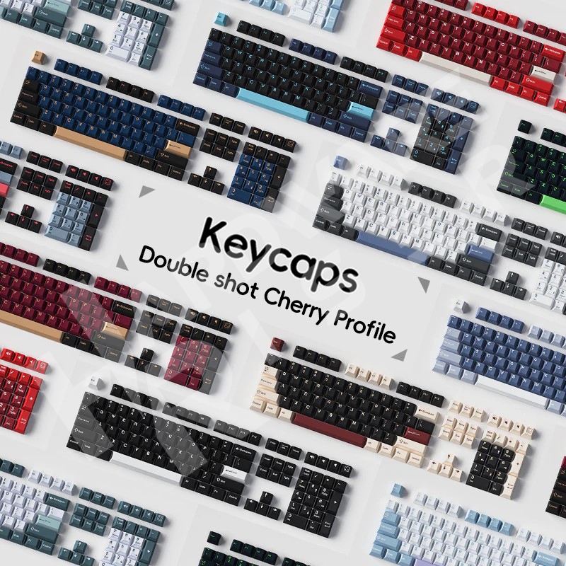 Keycap Set - ABS / PBT - Double Shot - Cherry Profile คีย์แคปเซ็ต คีย์ภาษาไทย ภาษาอังกฤษ สำหรับ Mechanical Keyboard<p>“><center><h4></h4><p><p><font color=