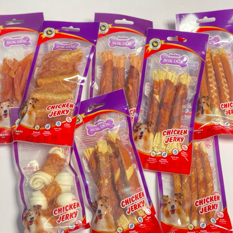 Bokdok ขนมหมา สันในไก่ แพคเล็ก
