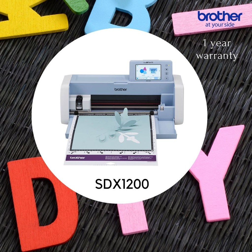 Brother ScanNCut SDX1200 เครื่องตัดอเนกประสงค์ เครื่องตัดสติกเกอร์ พร้อมระบบสแกนในตัวเหมาะสำหรับงาน 