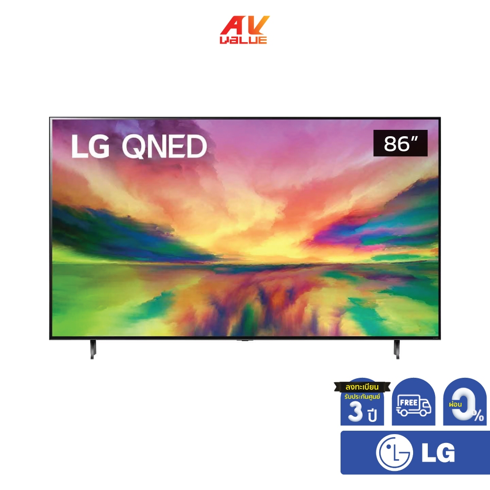 LG QNED 4K TV รุ่น 86QNED80SRA ขนาด 86 นิ้ว QNED80 ( 86QNED80 , QNED80SRA , 80SRA ) ** ผ่อน 0% **