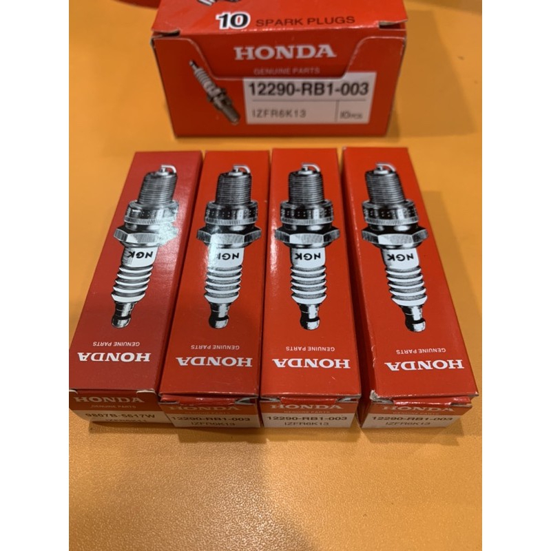 HONDAหัวเทียนอิริเดียม IZFR6K13 (4ตัว) แท้ ตรงรุ่น Honda City Jazz Brio