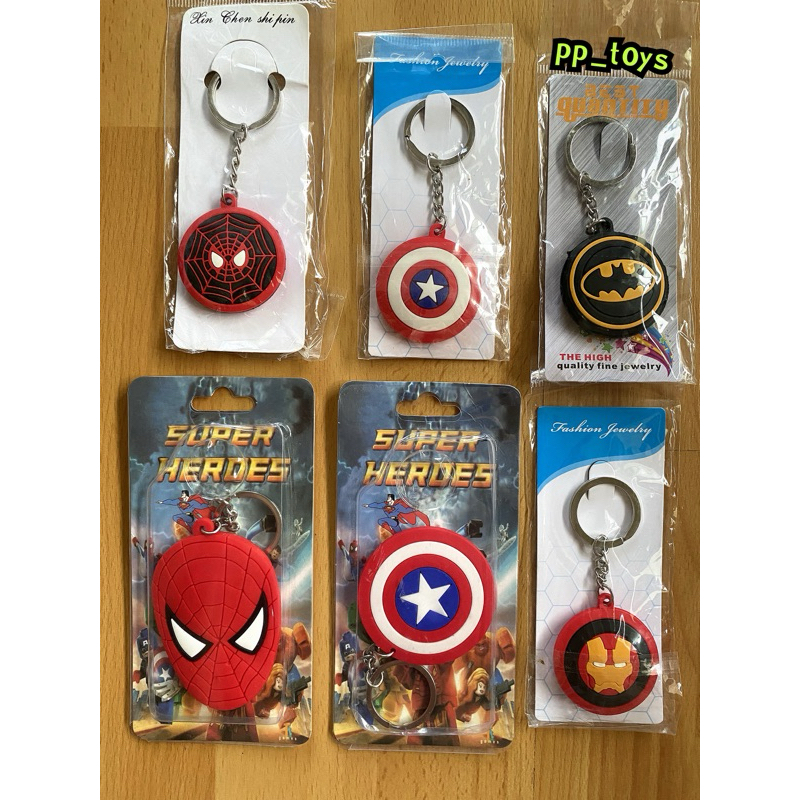 [Keychain] พวงกุญแจ Heroes Marvel DC hero (มี 6 แบบ)