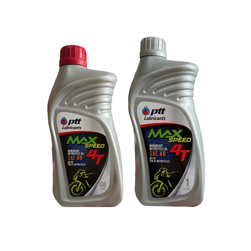 น้ำมันเครื่อง PTT ปตท.10w40 ระบบเกียร์ 0.8L และ 1.0L ของแท้ คุณภาพดี