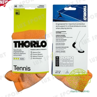 Thorlo Socks Size.M-MEDIUM (TMX/TMM ข้อสั้น/ปิดตาตุ่ม) Unisex ถุงเท้าเทนนิสคุณภาพ สินค้าแท้ 💯% จาก อเมริกา
