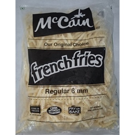 เฟรนช์ฟรายส์ มันฝรั่งทอด MCCAIN FRENCH FRIES REGULAR ขนาดเส้น 6MMและ 10MM เส้นตรง